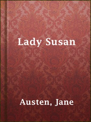 Lady Susan - ebook